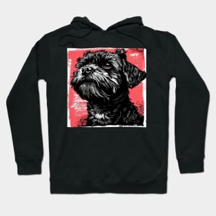 Retro Art Affenpinscher Dog Lover Hoodie